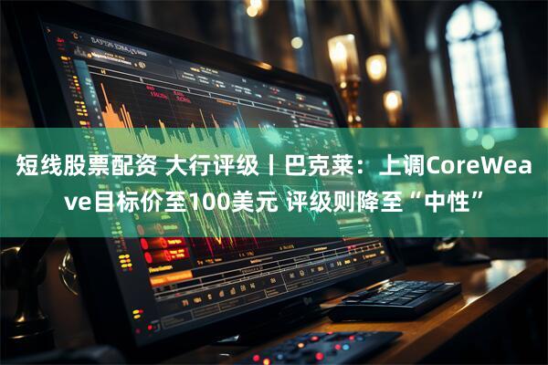 短线股票配资 大行评级丨巴克莱：上调CoreWeave目标价至100美元 评级则降至“中性”